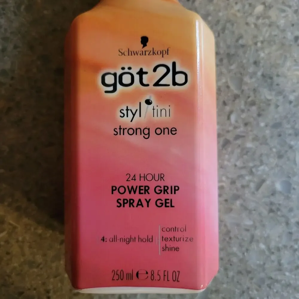 Got2b Styl Tini Strong One 24 Hour Power Grip Spray Gel 250 ml 8.5 oz NEW